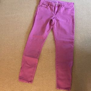 Pink jeans